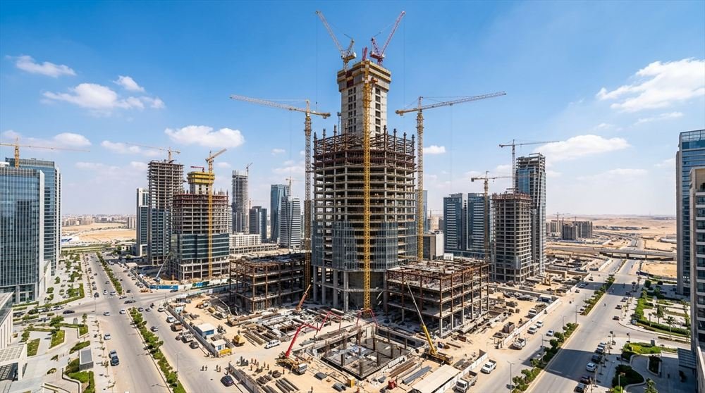 العاصمة الإدارية الجديدة - أبراج ومنطقة الأعمال والحي الحكومي وتوريد مسامير وأتياش صلب